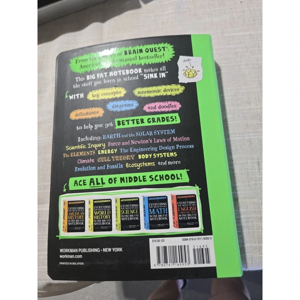 Everything you need to Ace Science in One Big Fat Book
